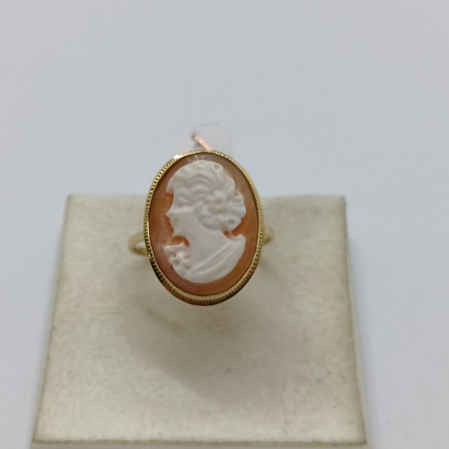 Anello donna con cammeo in - con,