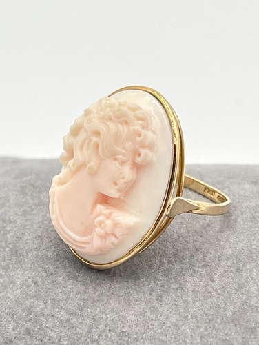 Anello cammeo conchiglia - anello,
