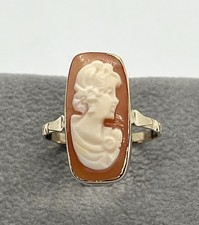 Anello Oro 14kt con Cammeo