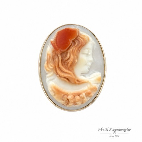 Anello oro cammeo - oro,