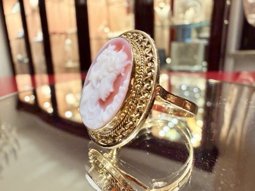 Anello cammeo oro - anello,