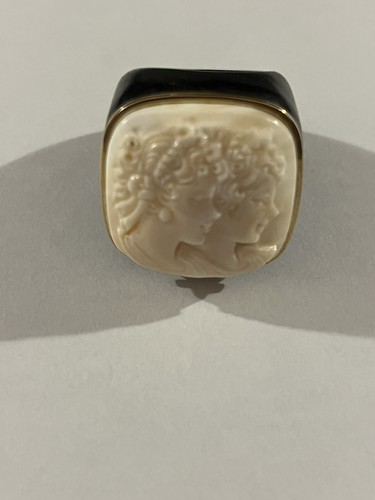 Anello ebano con montatura - anello, in