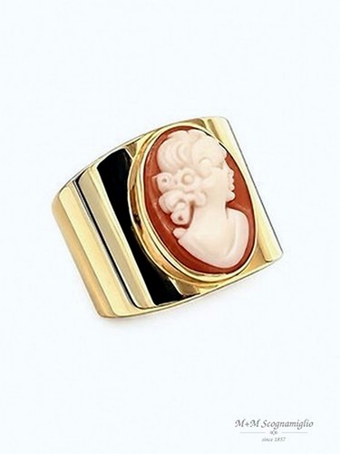 Anello fascia oro - anello, 14kt