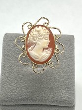 Anello In Oro 14kt Con Cammeo