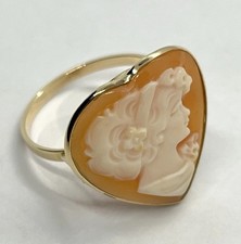 Anello Oro 14kt Cammeo