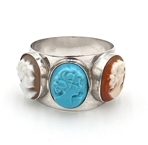 Anello oro bianco 14kt fascia - oro,