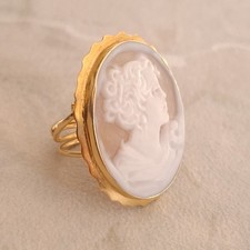 ANELLO CAMMEO PROFILO  INCISO