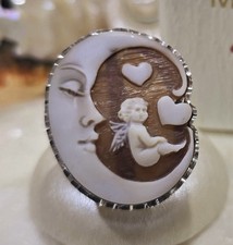 Anello Cammeo Inciso A Mano