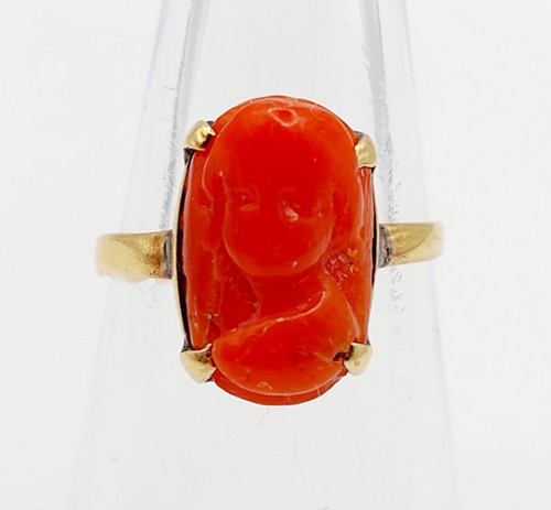 Antico anello oro rosa - antico,