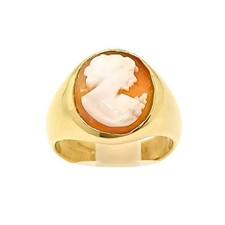 Anello Cammeo Oro 18 carati -